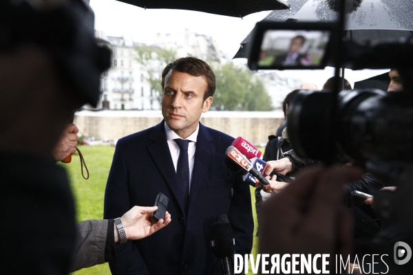 Emmanuel Macron Mémorial des Martyrs de la Déportation