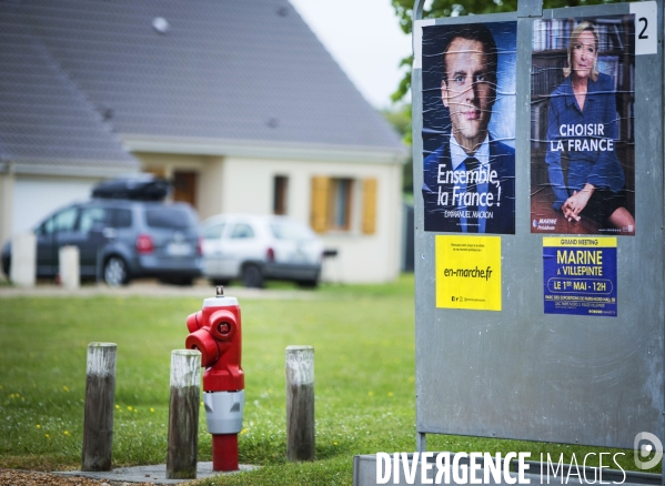 Les affiches du second tour de l élection présidentielle de 2017