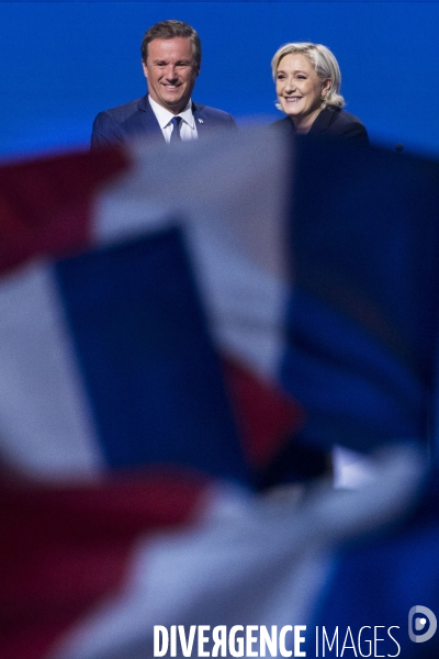 Meeting du 1er Mai de Marine LE PEN et Nicolas DUPONT-AIGNAN.