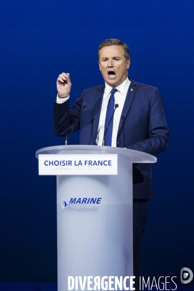 Meeting du 1er Mai de Marine LE PEN et Nicolas DUPONT-AIGNAN.