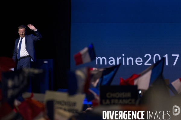 Meeting du 1er Mai de Marine LE PEN et Nicolas DUPONT-AIGNAN.