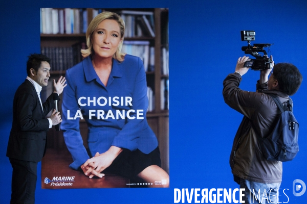 Meeting du 1er Mai de Marine LE PEN et Nicolas DUPONT-AIGNAN.