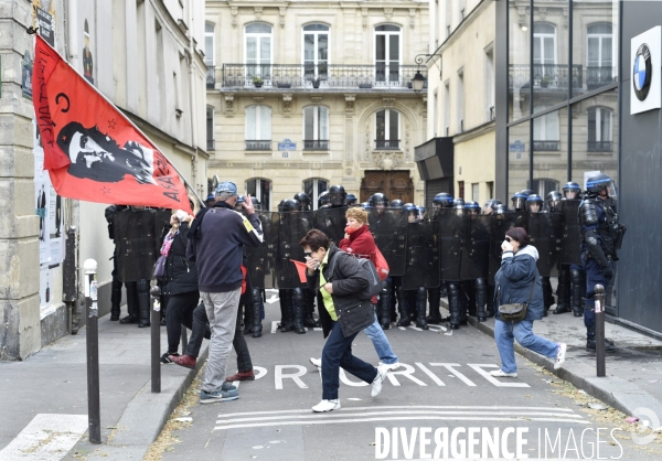 1er mai à Paris. Mobilisation contre le Front National.