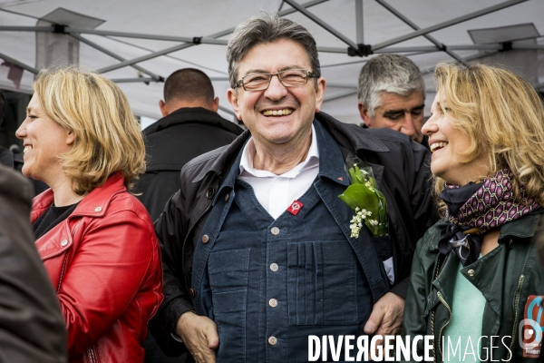 1er MAI 2017 de la France Insoumise / JL Melenchon