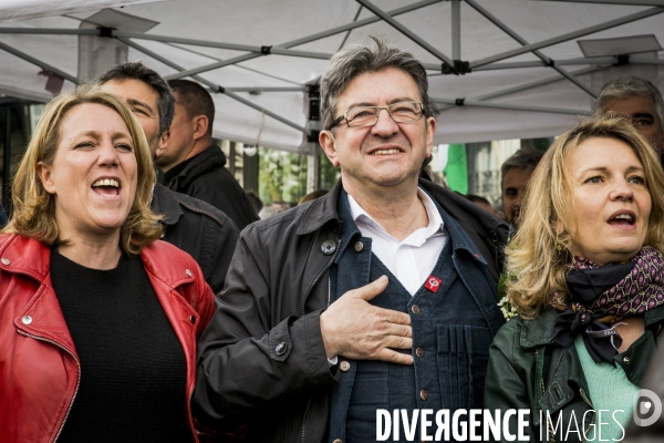 1er MAI 2017 de la France Insoumise / JL Melenchon