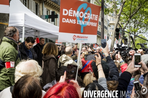 1er MAI 2017 de la France Insoumise / JL Melenchon