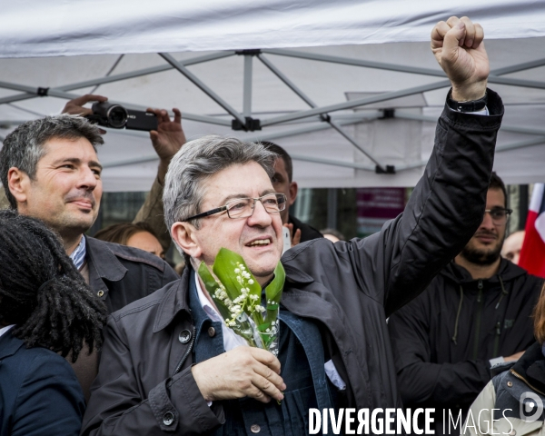 1er MAI 2017 de la France Insoumise / JL Melenchon