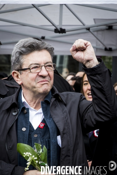 1er MAI 2017 de la France Insoumise / JL Melenchon