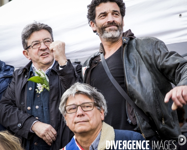 1er MAI 2017 de la France Insoumise / JL Melenchon