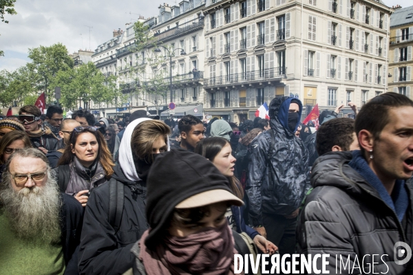 1er MAI 2017 - Manifestation anti Le Pen