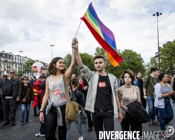 1er MAI 2017 - Manifestation anti Le Pen