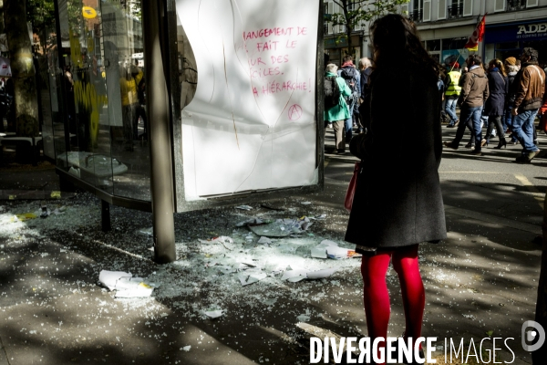 1er MAI 2017 - Manifestation anti Le Pen