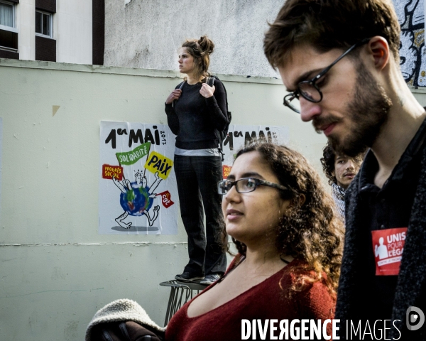 1er MAI 2017 - Manifestation anti Le Pen
