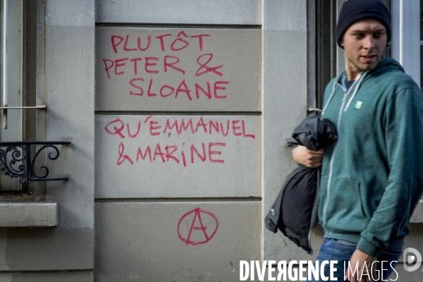 1er MAI 2017 - Manifestation anti Le Pen