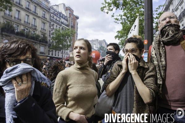 Défilé anti Le Pen pour le 1er mai