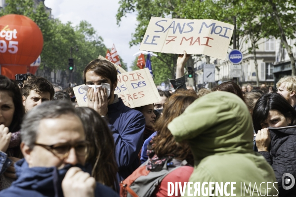 Défilé anti Le Pen pour le 1er mai