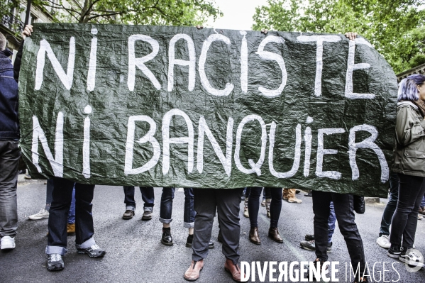 Défilé anti Le Pen pour le 1er mai