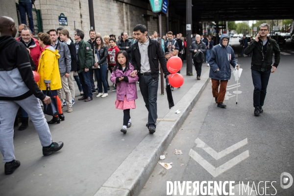 Meeting d Emmanuel Macron au Paris Event Center