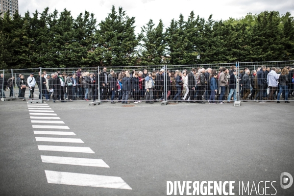 Meeting d Emmanuel Macron au Paris Event Center