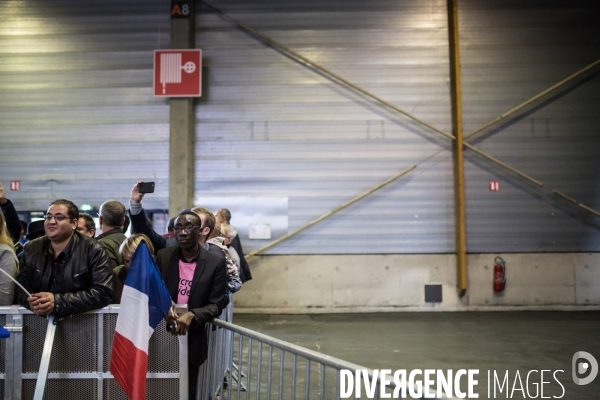 Meeting d Emmanuel Macron au Paris Event Center