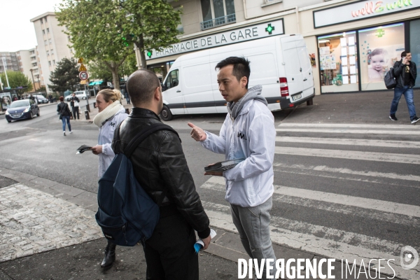 Les macronistes au Bourget et à Drancy