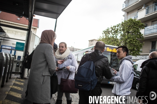 Les macronistes au Bourget et à Drancy