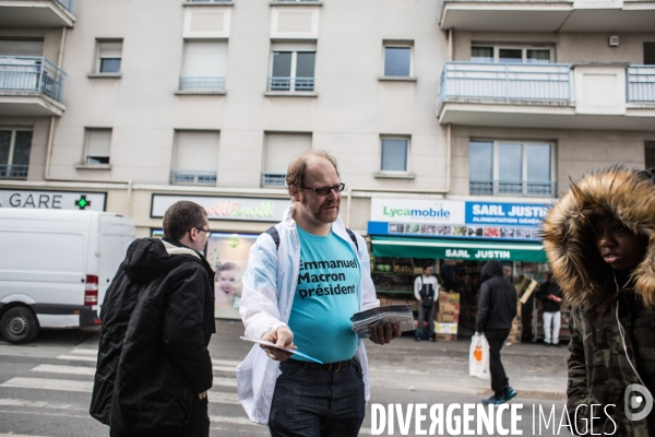 Les macronistes au Bourget et à Drancy