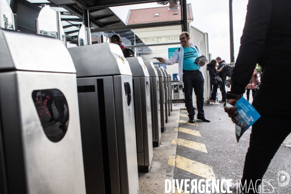 Les macronistes au Bourget et à Drancy