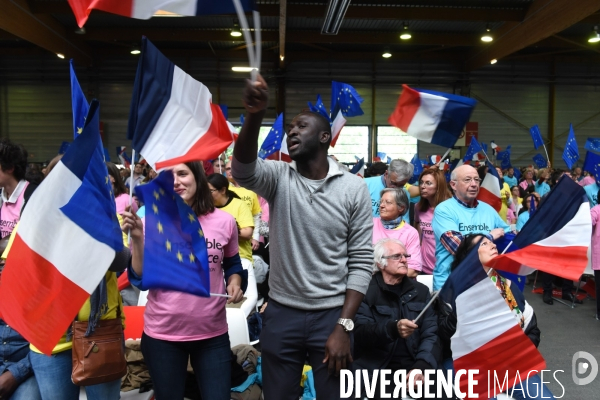 Emmanuel Macron. Meeting de La Villette