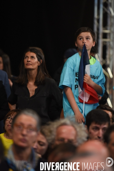 Emmanuel Macron. Meeting de La Villette