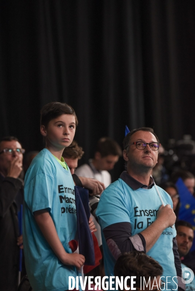 Emmanuel Macron. Meeting de La Villette