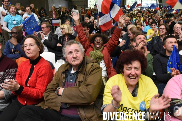 Emmanuel Macron. Meeting de La Villette