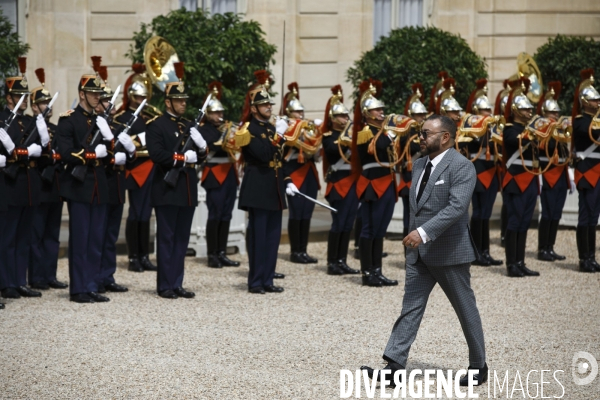 Le président François Hollande reçoit SM Mohammed VI le roi du Maroc