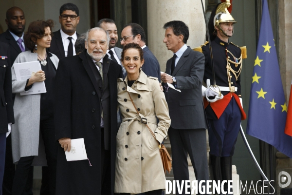 Le président François Hollande reçoit SM Mohammed VI le roi du Maroc