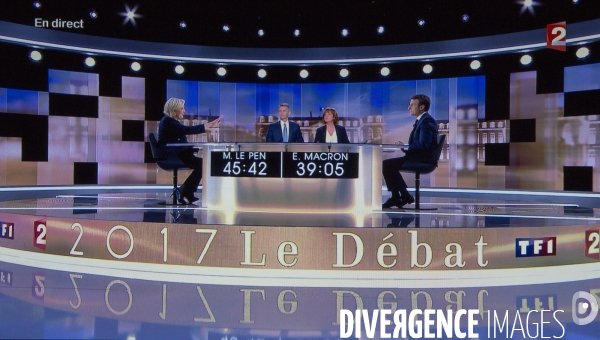 Debat presidentielle 2017 macron/le pen