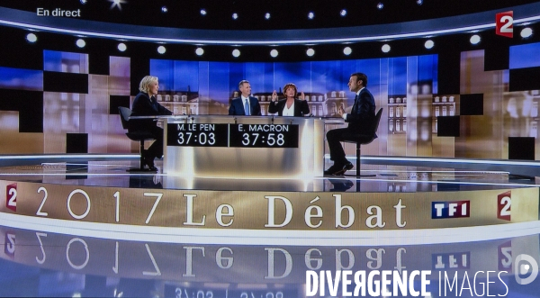 Debat presidentielle 2017 macron/le pen