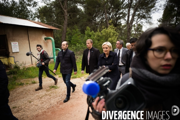 Marine Le Pen chez Altéo