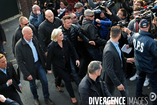 Marine Le Pen à Ennemain