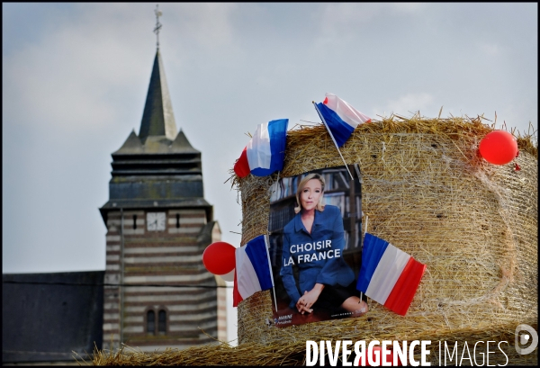 Marine Le Pen à Ennemain