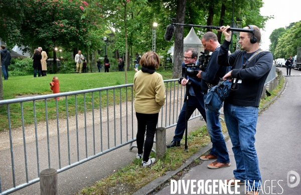 Soirée electorale du second tour de la presidentielle de Marine Le Pen