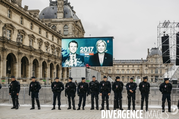 Soirée électorale de victoire d Emmanuel Macron - Présidentielle 2017