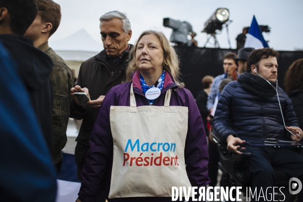 Soirée électorale de victoire d Emmanuel Macron - Présidentielle 2017