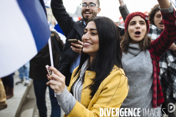 Soirée électorale de victoire d Emmanuel Macron - Présidentielle 2017