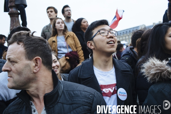 Soirée électorale de victoire d Emmanuel Macron - Présidentielle 2017