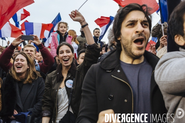 Soirée électorale de victoire d Emmanuel Macron - Présidentielle 2017