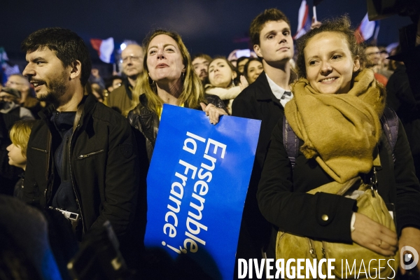 Soirée électorale de victoire d Emmanuel Macron - Présidentielle 2017