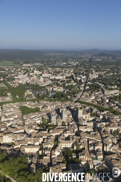 Vue aérienne du Gard