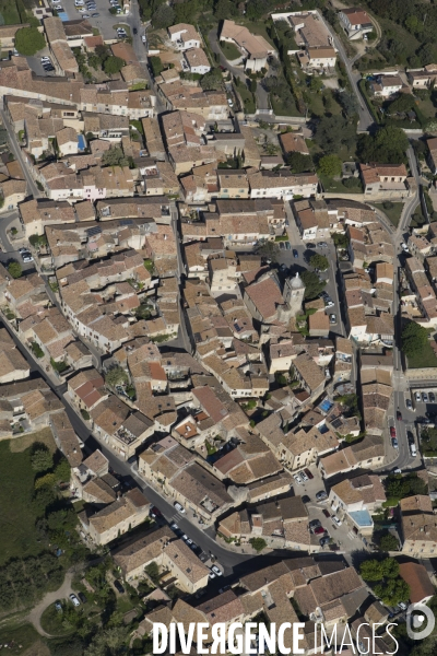 Vue aérienne du Gard