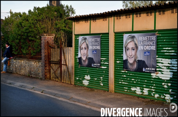 Réunion publique de Marine Le Pen à La Bazoche Gouet