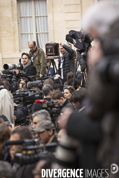 Passation de pouvoir Hollande - Macron